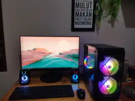 PC Desain i5 Fullset Kdsi BARU utk kantor & rumah FREE ongkir BJM
