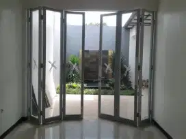 Kusen aluminium pintu jendela dan kaca