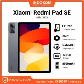 TAB xiaomiPad SE spek gahar Ram 4/128Gb, garansi RESMI & bisa diKredit