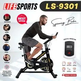 Spinning Bike Lifesports LS-9301 / Alat olahraga sepeda rumahan murah