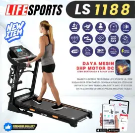 Treadmill elektrik Lifesports LS-1188 / Treadmil murah