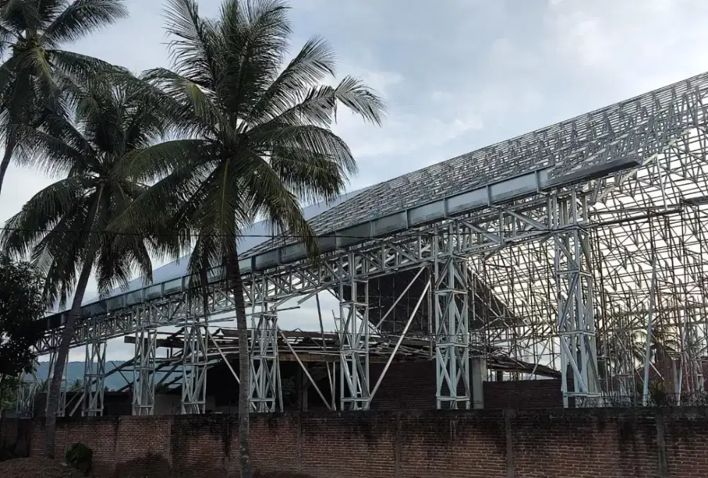 Gudang baja ringan full