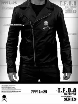 Jaket biker keren, jaket casual