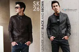 Jaket Kulit Big Pocket Korean Style – SK26