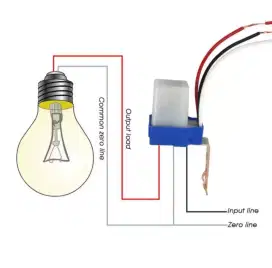 SENSOR CAHAYA UNTUK LAMPU OUTDOR, tanpa harus matikan saklar