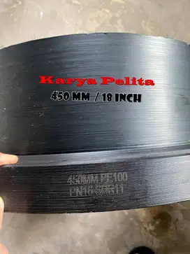 stub end hdpe 450 mm / 18 inch pn 16 sdr 11 PE-100 Ready