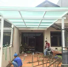 Canopy Kaca 8mm polos