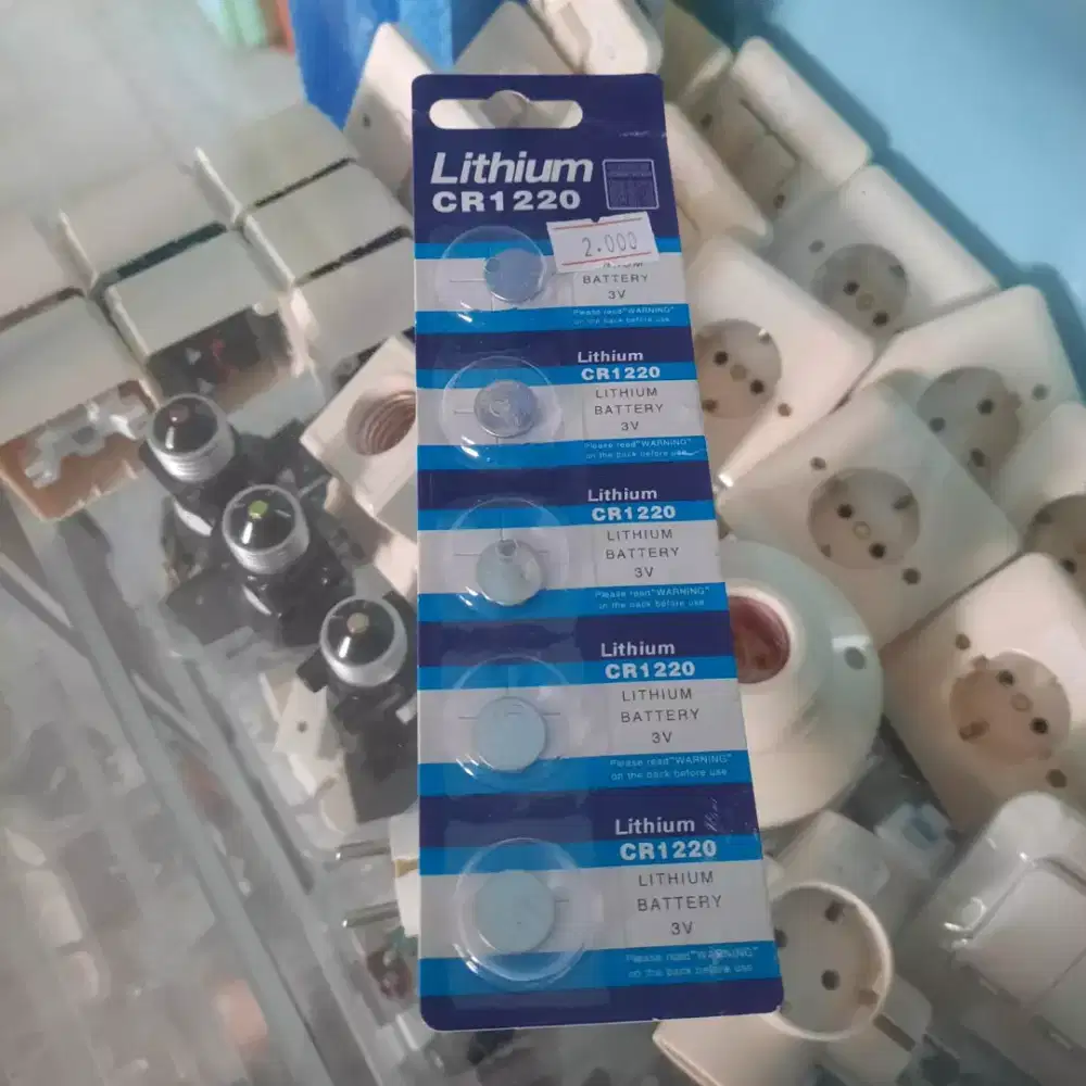 Baterai Jam dan Remot CR1220