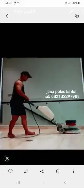 Jasa poles lantai surabaya.