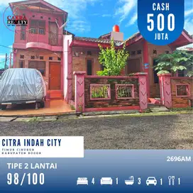 Rumah Hoek 4 Kamar 100/98 di Citra Indah City