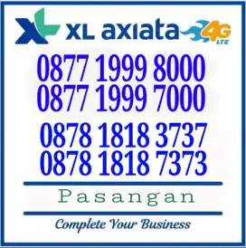 Nomor Cantik Sepasang  Perdana Xl Rapi