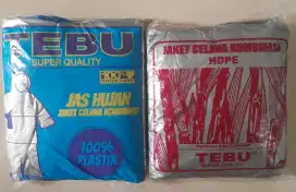 JUAL MURAH JAS HUJAN TEBU KOMBINASI LENGKAP SUPER QUALITY
