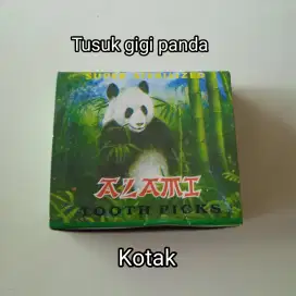 Tusuk Gigi Panda Cap Alami