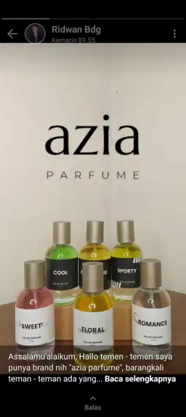 Azia parfum cool