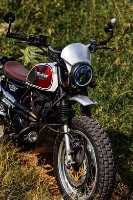 Kawasaki Binter merzy custom triumph scrambler bratstyle japstyle