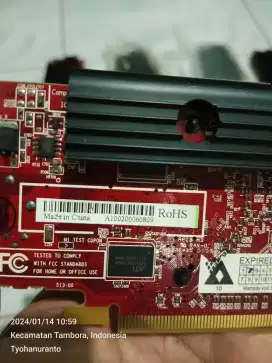 Jual  kondisi matot  Vga Ati Radeon  HD 4350 512mb64 Bits DdR 2 HDMI