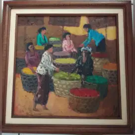 Hiasan dinding gambar Pasar