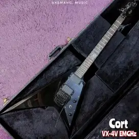 Cort vx4v gitar langka include hardcase epiphone flying v by gibson