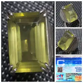 BATU PERMATA CITRINE KOTAK