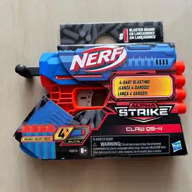 NERF Alpha Strike CLAW QS 4 ORIGINAL Hasbro Mainan Tembak Pistol