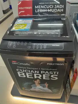 Promo Cuci Gudang Mesin Cuci Polytron 7kg|Promo Cicilan Free1x Cicilan