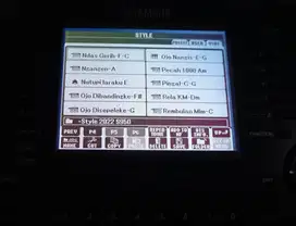 Flasdisk Sampling untuk keyboard Yamaha