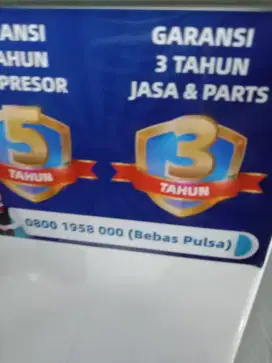 Dijual freezer Changhong box 300 ltr