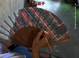 kipas tangan kayu