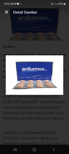 ardium500gr MURAH hanya ada 1 strip isi 14