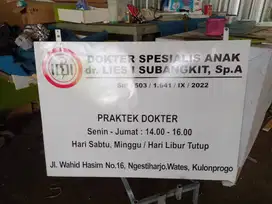 Papan nama Reklame / Plang Nama Toko