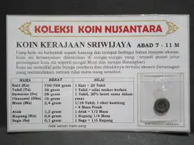 Koin Kuno Kerajaan Sriwijaya Abad 7 - 11 Masehi