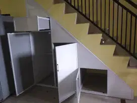 Lemari aluminium bawah tangga terbaik