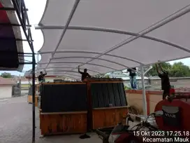 Kanopi membran murah jual Permeter persegi