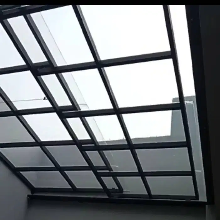 New Kanopi Sliding Manual Atap Solarflat