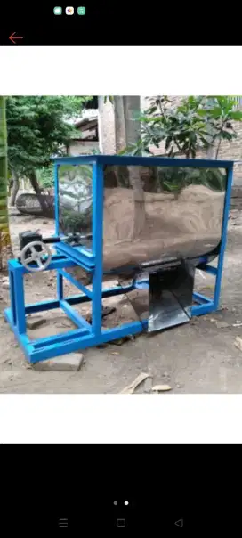 Mixer pakan ternak kap, 40kg