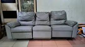 Sofa Reclining / Recliner 3 Seater Kulit