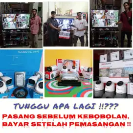 Jual paket cctv 2mp - 5mp lengkap berikut pemasangan