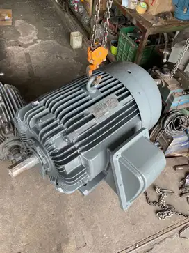 DINAMO TECO 125HP 90KW 2POLE - ELEKTRO MOTOR - MULUS RPM TINGGI