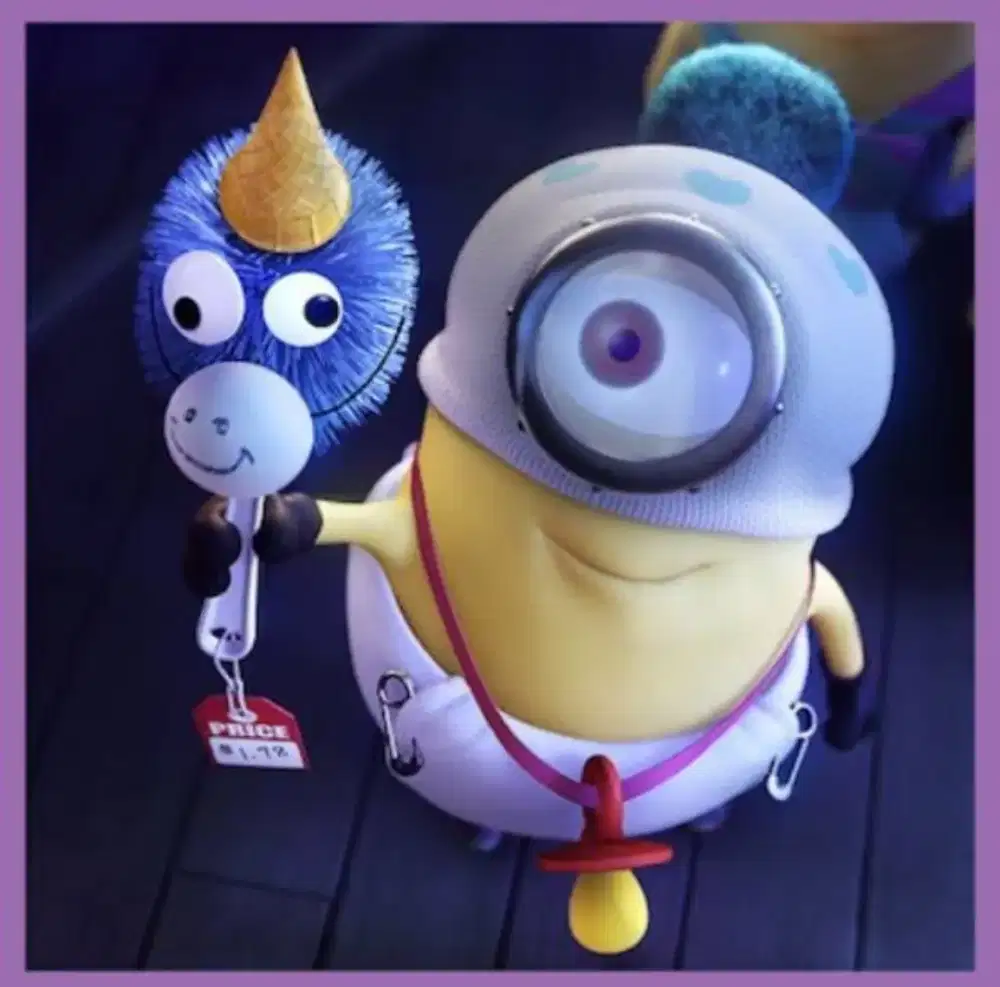 Boneka plush doll baby minions despicable me original