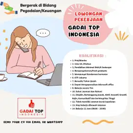 Loker Customer Service, Kasir, Admin