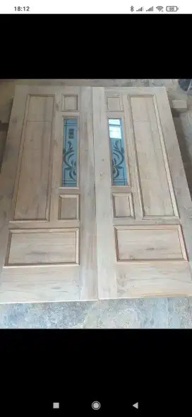 kusen pintu jati