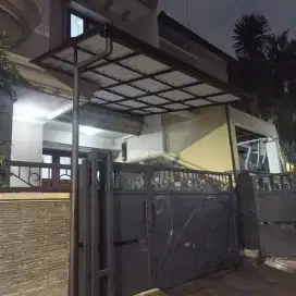 Kanopi rangka besi,holo