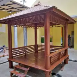 Gazebo kayu,saung jepara