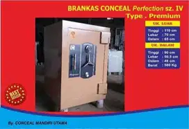 Brankas BK-S EXCELL SNI Tahan Api SNI tinggi mulai 50 cm, 1 & 2 meter