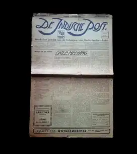 Koran antik tahun 1929 asli seiko omega iklan sepeda TV vintage jadul