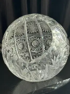 Dijual asbak kristal Bohemia 500pk
