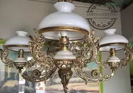 Lampu gantung antik cabang 3