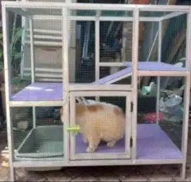 Jual Kandang kucing gavalum bisa custom wa surabaya