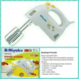 HAND MIXER MIYAKO/MIXER TANGAN