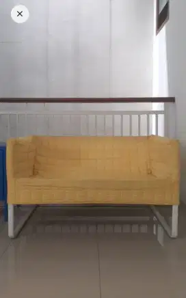 Ikea Knopparp Sofa 2 Dudukan Kuning Bekas